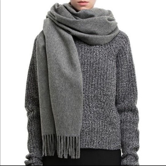NON-AUTH Acne Studios Canada Grey Melange Scarf - Picture 2 of 6